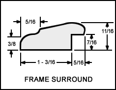 Profile drawing of Frame Surround